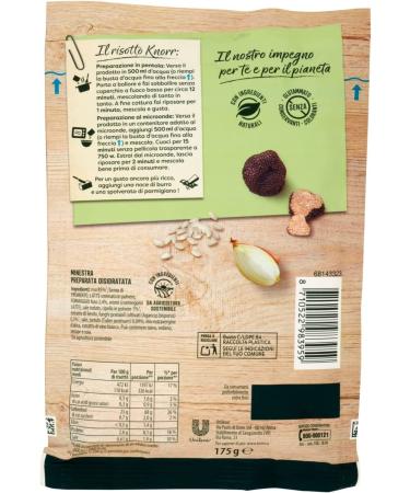 6x Knorr Risotto Tartufo Rice Truffle 175g - Authentic 100% Italian Ready Meals | International Shipping Available - Buy Online on SooperMarket.com