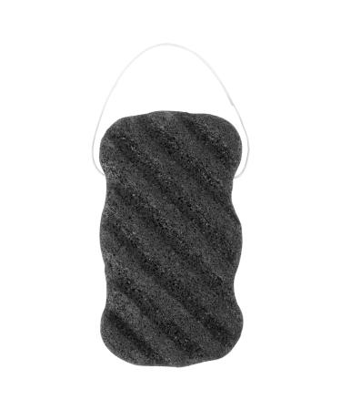 Konjac Sponge Set with Activated Bamboo Charcoal - Body & Facial Sponge Deep Cleansing Sponge for Care
