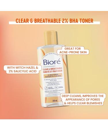 Bior Pore Clarifying Toner with Witch Hazel Acne Prone Facial Skin Care (235 mL) - Buy Online on SooperMarket.com