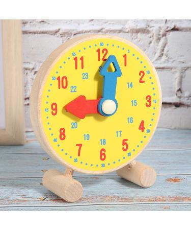 Wooden Clock Toy for Kids | Toddler Learning Time Model | Educational Toy for Children 3+ - Buy Online on SooperMarket.com