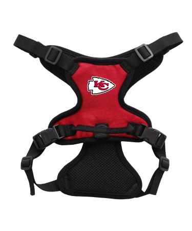 Littlearth Unisex-Adult NFL Kansas City Chiefs Front Clip Pet Harness, Team Color, Small