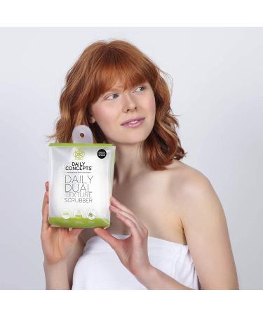 Daily Concepts Dual Texture Scrubber - Exfoliate & Cleanse Gently - Buy Online on SooperMarket.com