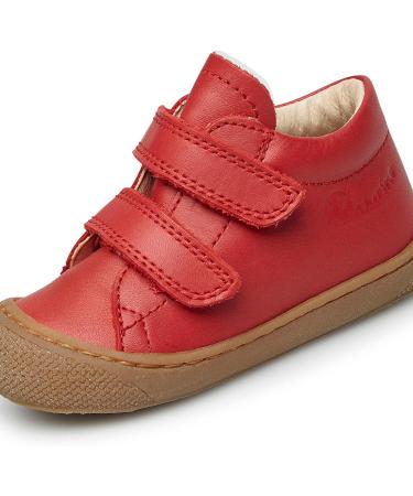 Naturino Cocoon VL Leather First Steps Shoes - 4 UK Child - Pomegranate - Buy Online on SooperMarket.com
