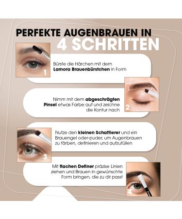 Premium Eyebrow & Eyelash Brush Set | Perfect for Eyeshadow Pomade Eyeliner | Slanted & Fine Tips for Precision Application - Buy Online on SooperMarket.com