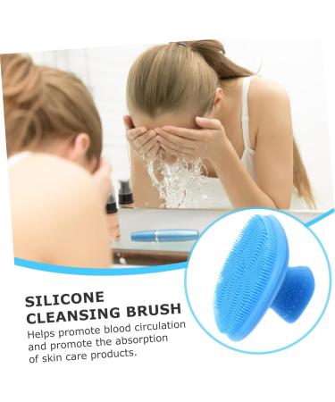 FRCOLOR Pack of 3 Cleaning Brush Face Massage Brush Silicone Face Washer Face Cleansing Brush Silicone Face Brush Skin Care Brush Super Soft Wash Basin - Buy Online on SooperMarket.com
