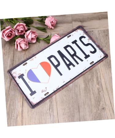 ABOOFAN Emblems Vintage Signs for Sale Out Door Decor Outdoor Metal Decor Iron Painting The Sign Iron Mark - Buy Online on SooperMarket.com