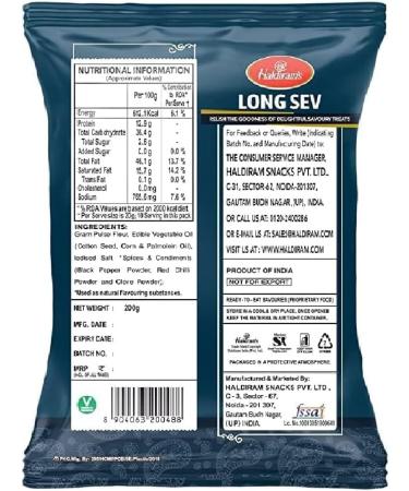 Haldiram's LONG SEV 200G - Buy Online on SooperMarket.com