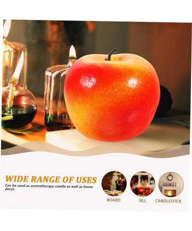 FRCOLOR 20 Pcs Christmas Fruit Candles Orange Decor Artificial Fruit Candles Fruit Figurines Fireplace Decor Lemon Shaped Candles Peach Shaped Candles Mantel Decor Statue Paraffin Indoor - Buy Online on SooperMarket.com