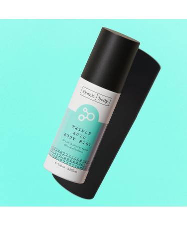 frank body Triple Acid Body Mist | Vegan Cruelty Free AHA/BHA Treatment | Tackle KP & Body Breakouts with Glycolic Acid & Salicylic Acid | 3.38 fl oz / 100 mL - Buy Online on SooperMarket.com