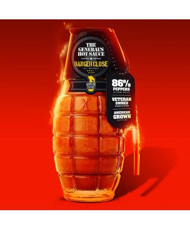 The General's Hot Sauce Super 6 - American Grown & Veteran Owned Gift Set | 6 Pack of All Natural Gourmet Hot Sauce in Glass Grenade Bottles | Made in USA - Buy Online on SooperMarket.com