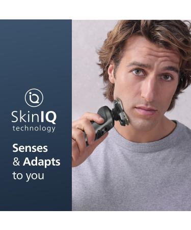 Philips Shaver Series 9000 Prestige SP9885/35 - Wet/Dry Electric Shaver, SkinIQ Technology, Beard Styler, Nose Trimmer, Qi Charging - Bright Chrome - Buy Online on SooperMarket.com