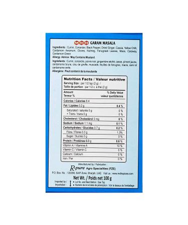 MDH Garam Masala Spice Blend - 3.5 oz | Authentic Indian Cooking Spice - Buy Online on SooperMarket.com