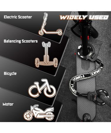 Buy E-Scooter Castle: Waterproof Bag Theft-Proof Bicycle Locks & High-Safety Handcuff Locks for Scooters E-Bikes & Motorcycles - Buy Online on SooperMarket.com