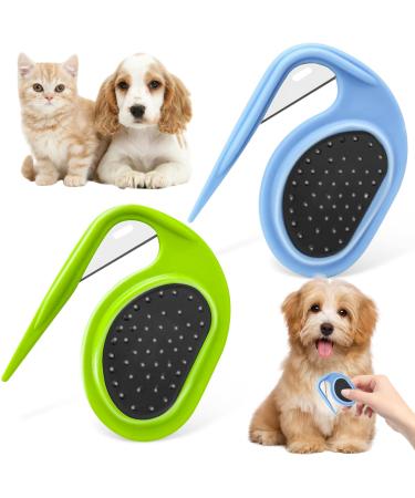2 pieces Pet Knotting Comb Knotting Cat Fell Disgoter Cat dogs hair removal comb knot ridge cats dogs de -filtering knife de -filtering comb for cat dogs
