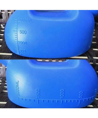 Male Urinal Bottle Camping Toilet Urine Bottle 2000ML Male Urinal Portable Mens Potty Pee Bottle Collector Travel Toilet - Buy Online on SooperMarket.com