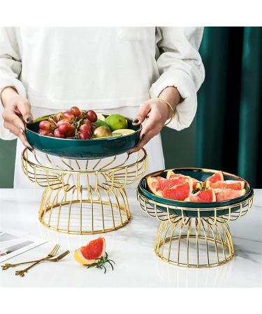 Kitchen Countertop Fruit Rack Fruit Basket Ceramic Fruit Bowl Fruit Basket Kitchen Countertop Fruit Stand Vegetable Holder for Bread Snacks Fruit Storage for Kitchen (Color : Large) - Buy Online on SooperMarket.com