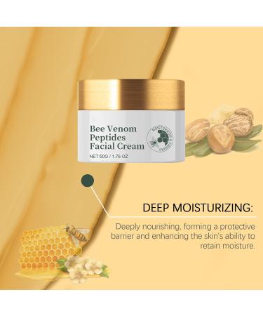 Shop Bee Venom Cream - New Zealand Moisturizer with Peptides & Coffea Arabica - Anti-Aging Hydrating Firming Collagen Booster - Buy Online on SooperMarket.com