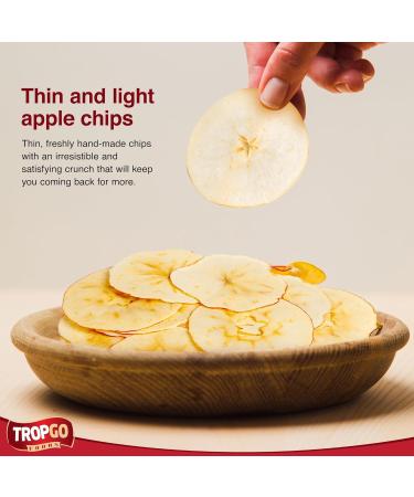 Tropgo - Belgium Apple Chips - 100% Fruit - Natural Healthy Snack - Fresh Red Apple Crisps 35gr - Recyclable Tin Fresh lock seal (2-Pack Red and Green) Red and Green 2-Pack - Buy Online on SooperMarket.com