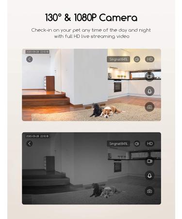 Faroro Dog Camera with Treat Dispenser - 1080P Full HD WiFi Pet Camera for Remote Monitoring and Treat Tossing - Buy Online on SooperMarket.com