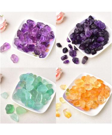 Gemstones and Crystals Natural Crystals Stone Minerals Specimen Amethyst Rose Quartz Irregular Shape Rough Rock Stone Aquarium Decoration FUZEGRDLI (Color : Dreamy Purple Size : 30g) 30g Dreamy Purple - Buy Online on SooperMarket.com