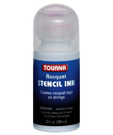 Tourna Racquet Stencil Ink Black