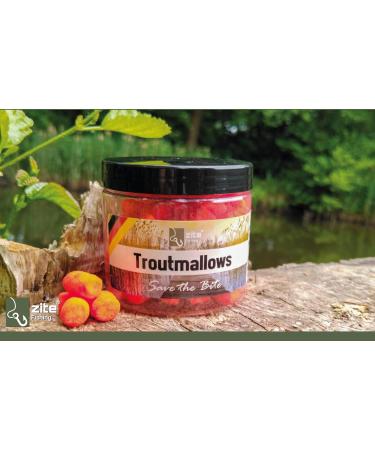 Zite Fishing Troutmallows - Premium Marshmallow Forelle Bait - 40g Can with Intense Flavors & Bright Colors - Perfect for Combo with Natural Baits - Buy Online on SooperMarket.com