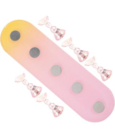 minkissy 1 Set Nail Practice Holder Decor Fake Nails Practice Nail Racks Nail Art Manicure Nail Holder for Painting Nails Beauty Nail Racks Convenient Nail Racks Convenient Nail Holders Pink Yellow - Buy Online on SooperMarket.com