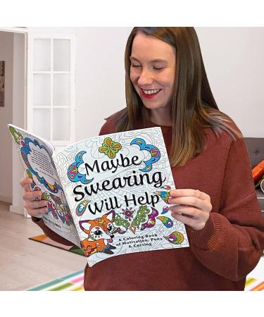 Color Cuss & Laugh Your Way to Less Stress: Swear Word Adult Coloring Book Set with 30 Markers - Fun & Relaxing Anxiety Relief - Buy Online on SooperMarket.com