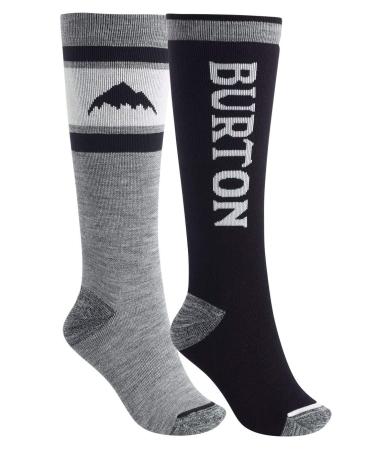 Burton Women's Weekend Midweight Snowboard Socks M L True Black