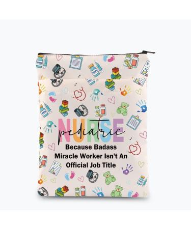 Pediatric Nurse Cosmetic Makeup Bag Peds Nurse Gift Peds Nurse Thank You Gift Nurse Graduation Gift (Ped Nurse BS)