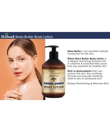Difeel Nature Shea Butter Moisturizing Body & Hand Lotion 16.9 oz (2-PACK) - Buy Online on SooperMarket.com