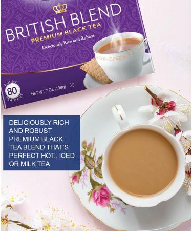 Tetley British Blend Premium Black Tea 320 Tea Bags - Rainforest Alliance Certified - Buy Online on SooperMarket.com
