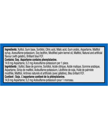 Trident - Vibes Sour Patch Kids Blue Raspberry Chewing Gum - 6 bottles (240 Pieces) - Sugar-Free Gum Blue Raspberry 40 count (Pack of 6) - Buy Online on SooperMarket.com