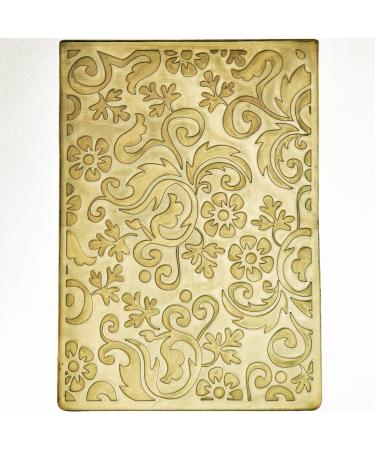 DDOUJOY Flowers Leaves Background Plastic Embossing Folders for Card Making Scrapbooking and Other Paper Crafts 3022323