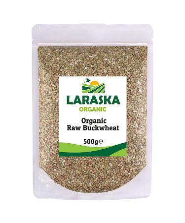 Organic Raw Buckwheat 500g - Buckwheat Grain Groats Rich in Iron Protein Fiber Non-GMO Vegan