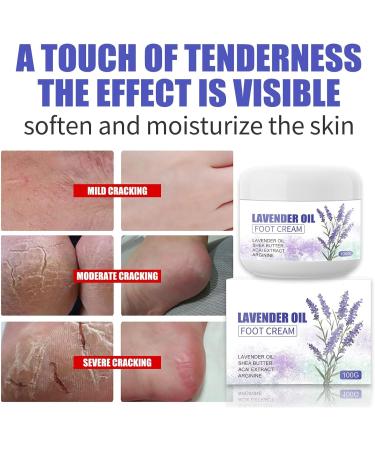 Cracking Cream Chapping Cream Lavender Foot Cream Cracked Heel Repair Cream Natural Winter Anti-Cracking Frost Foot Moisturizer Anti-Drying Crack Cream Foot Care - Buy Online on SooperMarket.com