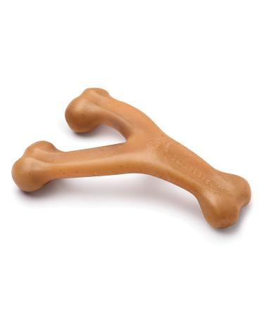 Benebone Wishbone Dog Chew Toy for Aggressive Chewers Real Chicken Large Chicken Large