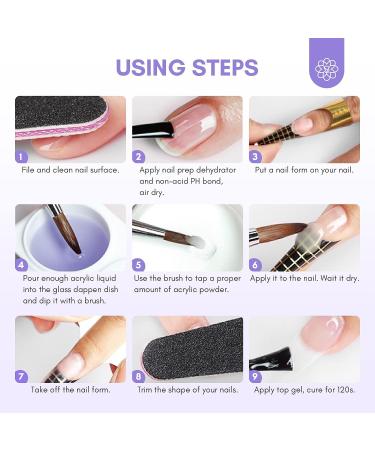 Saviland 120ml Acrylic Nail Liquid for Acrylic Powder - MMA-Free Formula for Nail Extension and Carving at Home or Salon - Buy Online on SooperMarket.com