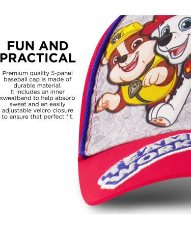 Nickelodeon Toddler Hat for Boys | Paw Patrol Kids Baseball Cap - Red | Ages 2-7 - Buy Online on SooperMarket.com