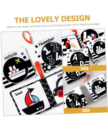 Abaodam 5ST Fabric Belly Book Game Set | Beautiful Toddler Fabric Books & Toys | Perfect Baby Book & Newborn Gift for Children - Buy Online on SooperMarket.com