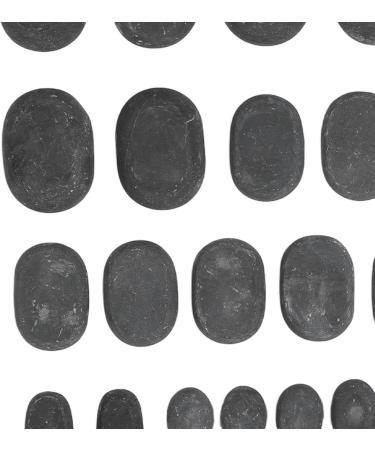 36pcs Basalt Hot Stones Set - Round Massage Stones for Body Relaxation | Spa Essentials - International Shipping - Buy Online on SooperMarket.com