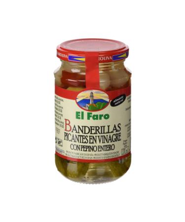 El Faro - Banderillas Picantes en Vinagre vegetable skewers in spicy vinegar -150g