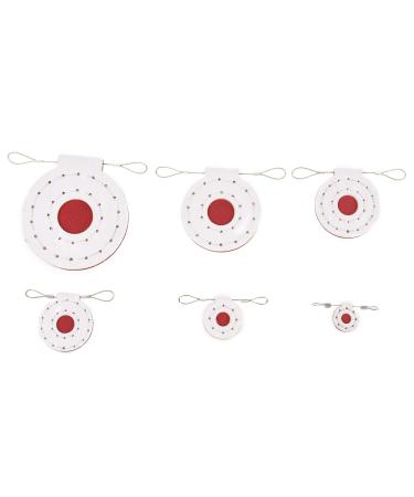 Bluecell 6pcs Assorted Size 5.5MM Thickness Fabric Pad Airsoft Slingshot Target for Adult Shooting Outdoor Hunting Accessories