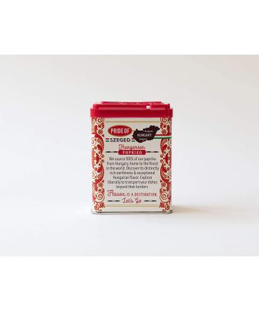 Pride Of Szeged Hungarian Sweet Paprika | Authentic Gluten-Free Non-GMO Spice | 1.7 oz Tin - Buy Online on SooperMarket.com