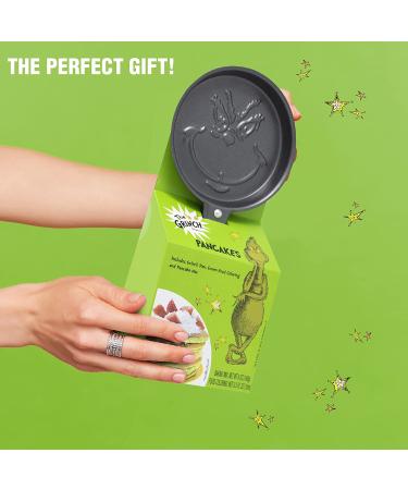 Dr. Seuss The Grinch Pancake Mix Gift Set - Easy Baking with Pan & Food Coloring - Buy Online on SooperMarket.com