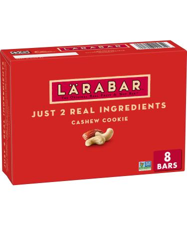 Larabar Cashew Cookie Gluten Free Vegan Fruit & Nut Bar 1.7 oz Bars 8 Ct