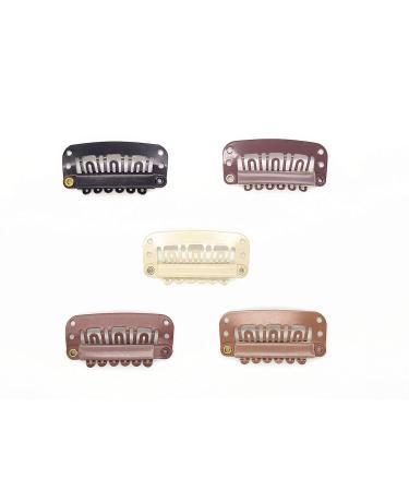 Buy iExtension 20 Beige Clip-in Hair Extensions | Real Hair Wefts & Clips for Durable Wigs - Buy Online on SooperMarket.com