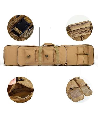 NAWAN Gun Bag Airsoft Storage Backpack | Tactical Rifle Box 37.4 Inch Khaki - Buy Online on SooperMarket.com