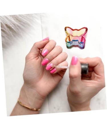 FOYTOKI Nail Art Brush Cup Glass Nail Dish Cup Nail Cups Nail Brush Dappen Dish Glass Nail Dish Bowl Acrylic Nail Tools Manicure Supplies Nail Brush Dappen Cup Glass Nail Dappen Cup 5.00X4.20X2.50CM Colorful - Buy Online on SooperMarket.com