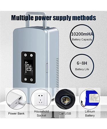Portable Insulin Cool Box Mini Intelligent Electric Fridge Cooler Bag with Car USB Charging Cable for Travel Cool Box Airplane Car Family 220V-Battery*1 - Buy Online on SooperMarket.com